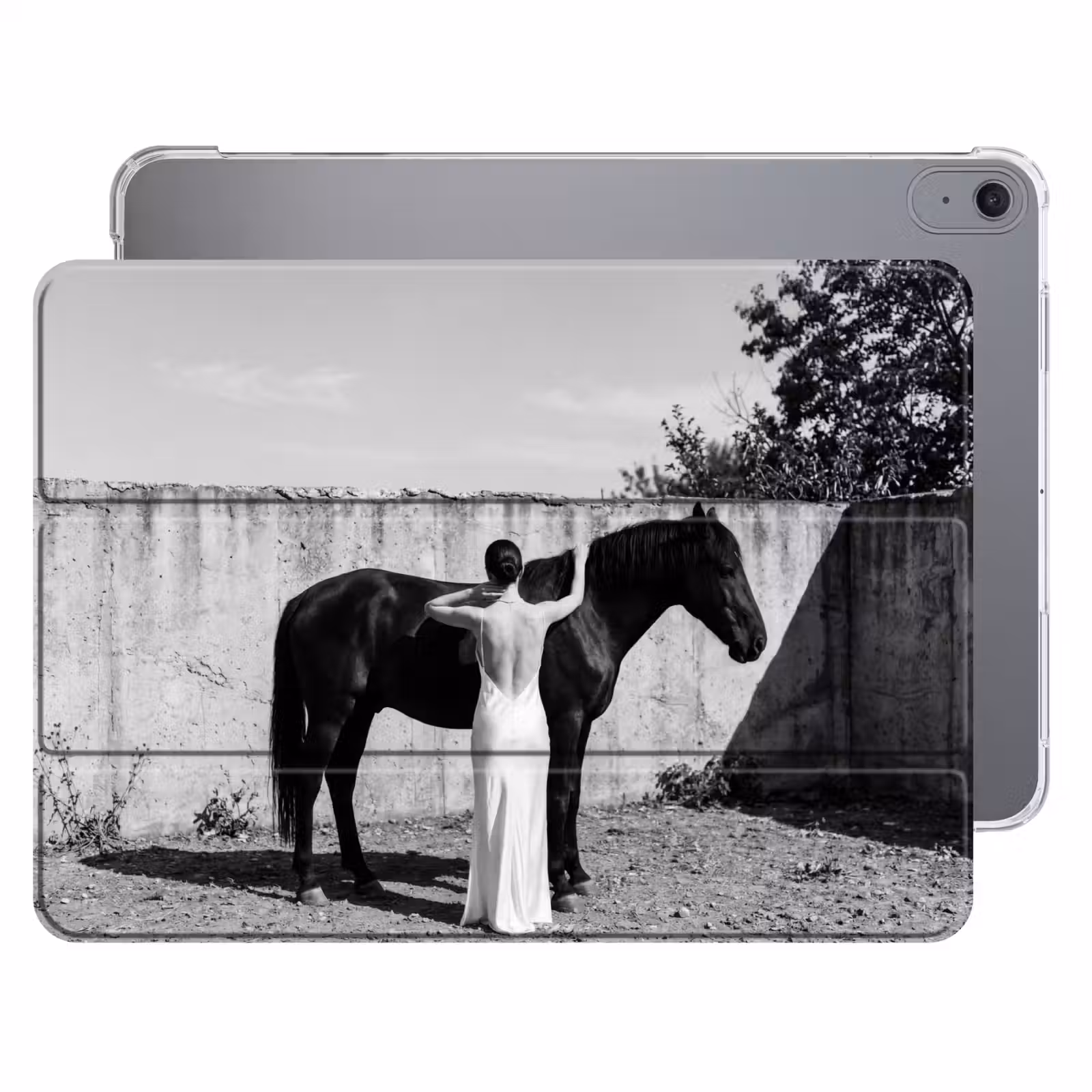 iPad hoes - Vrouw - Paard - Artistiek — 1