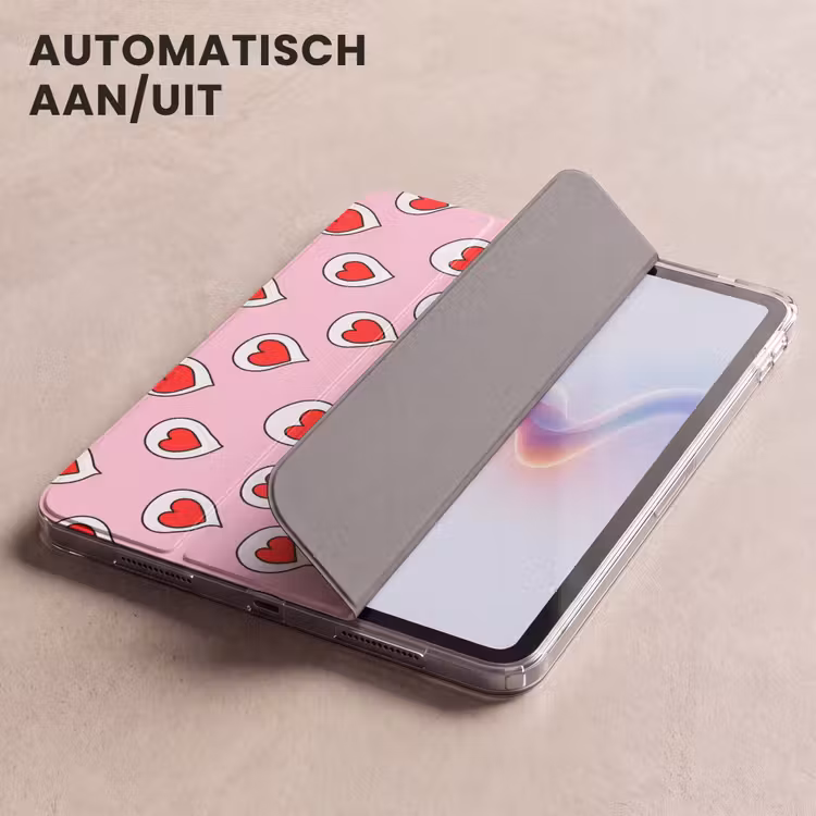 iPad hoes - Hartjes - Patroon - Rood — 5
