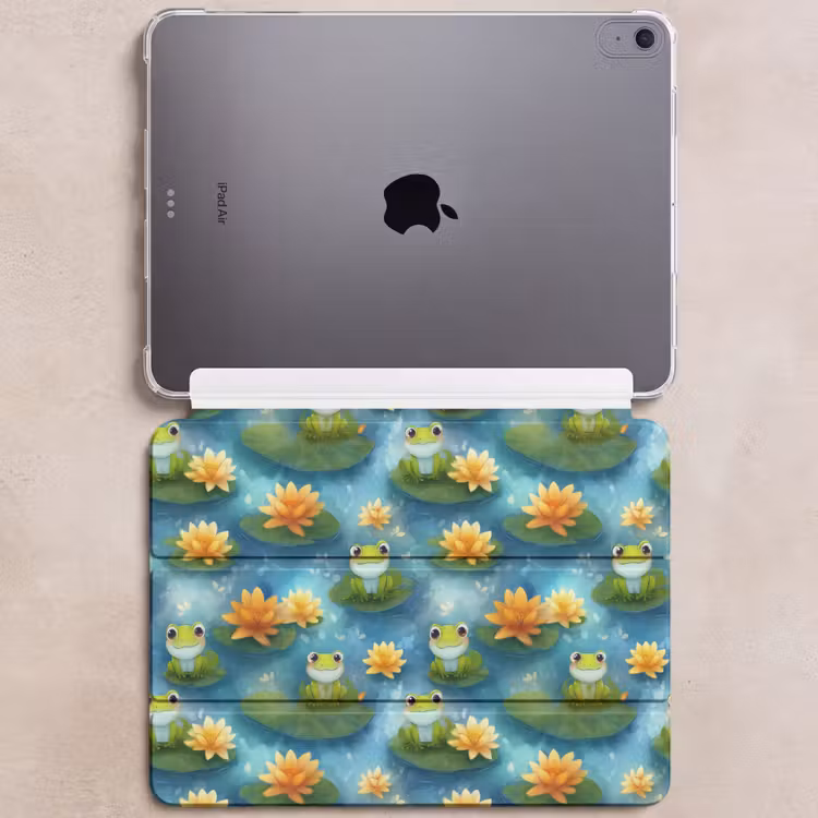 iPad hoes - Kikker - Lelies - Groen — 6