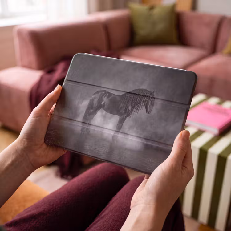 iPad hoes - Paard - Magisch - Zwart — 4