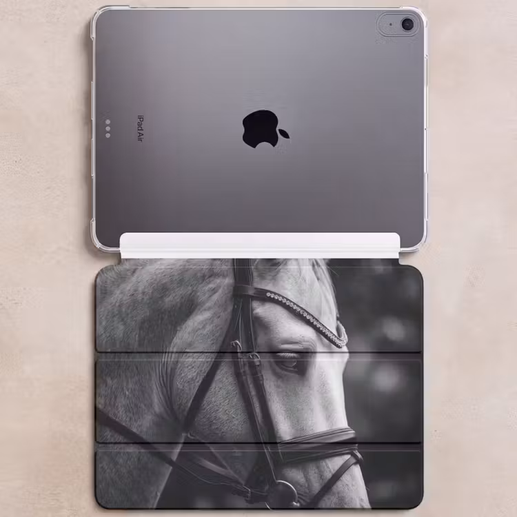 iPad hoes - Paard - Schimmel - Portret — 6