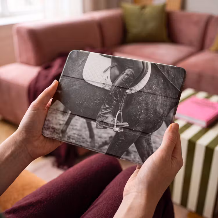 iPad hoes - Paard - Sport - Zwart - Wit — 4