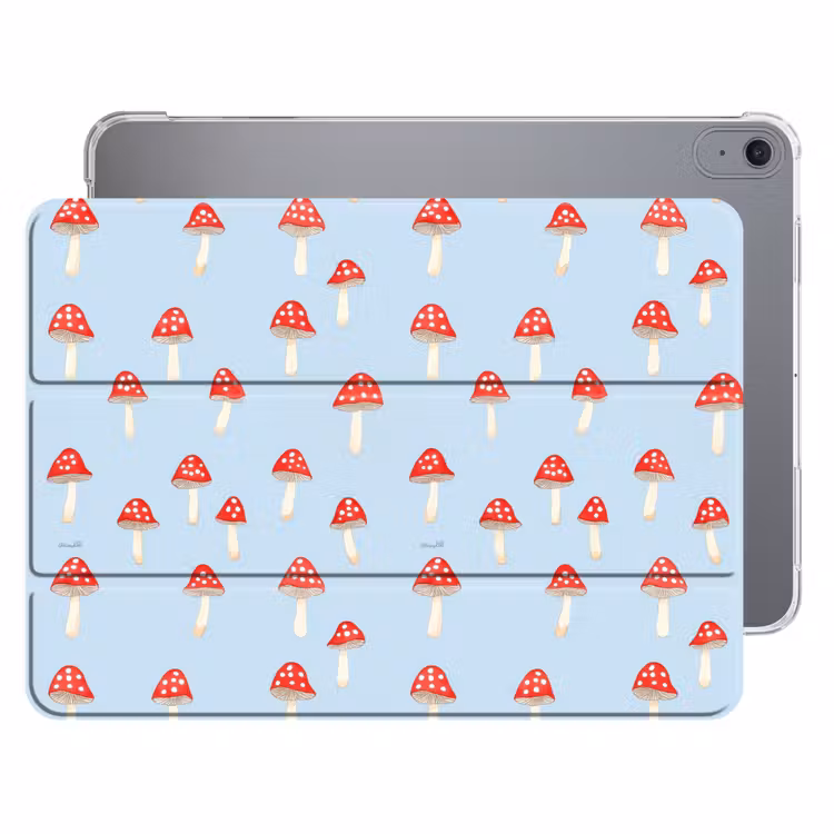 iPad hoes - Paddenstoel -Sprookje - Blauw — 1