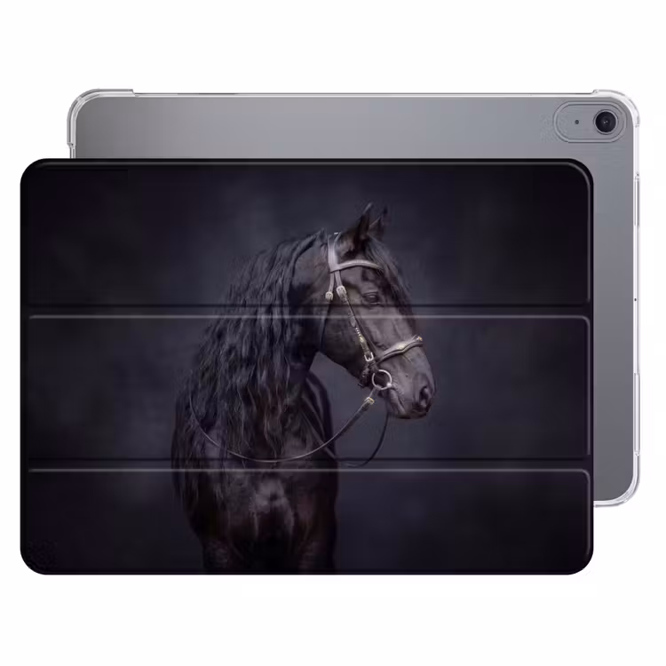 iPad hoes - Portret - Paard - Donker — 1