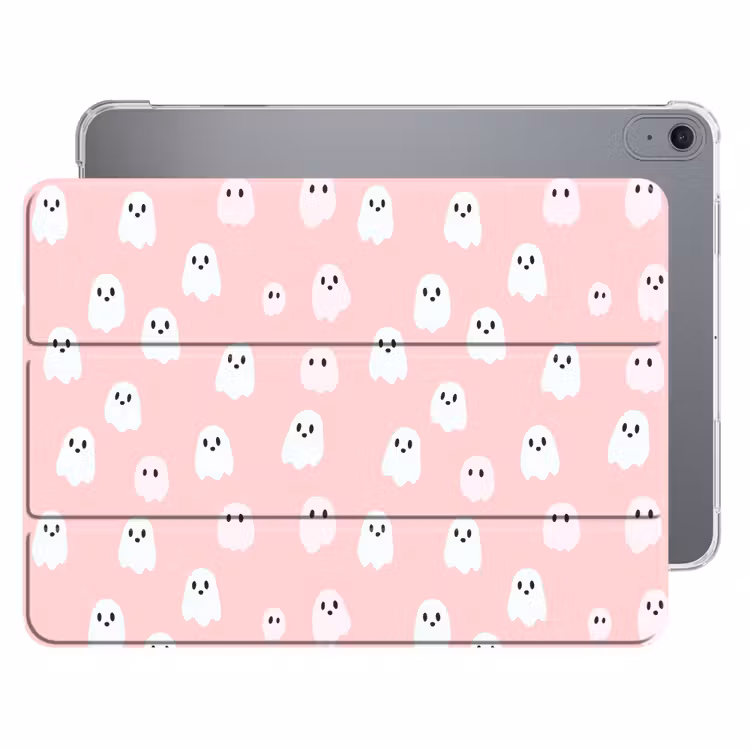 iPad hoes - Spookjes - Patroon - Roze — 1