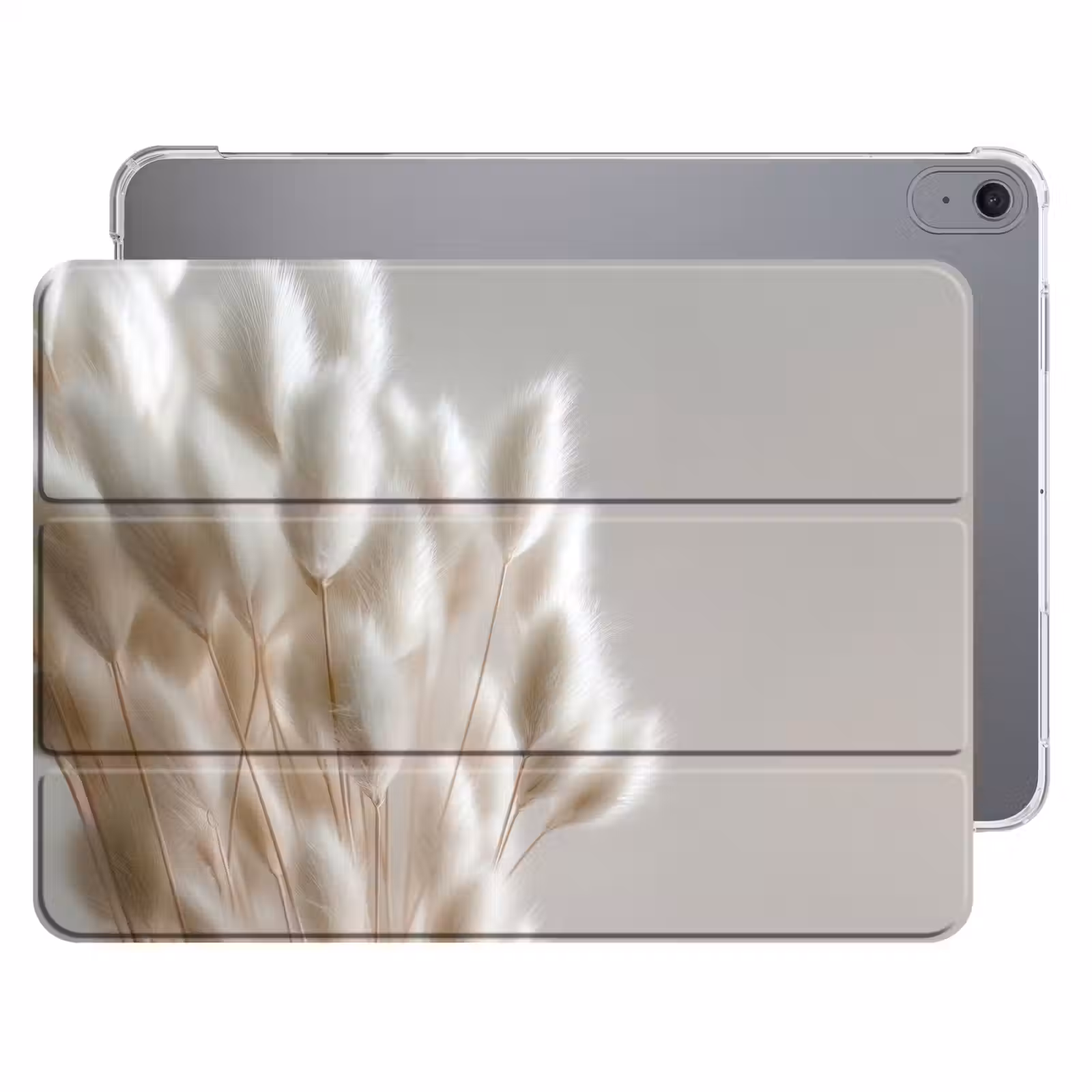 iPad hoes - Pluimen - Beige - Minimalistisch — 1