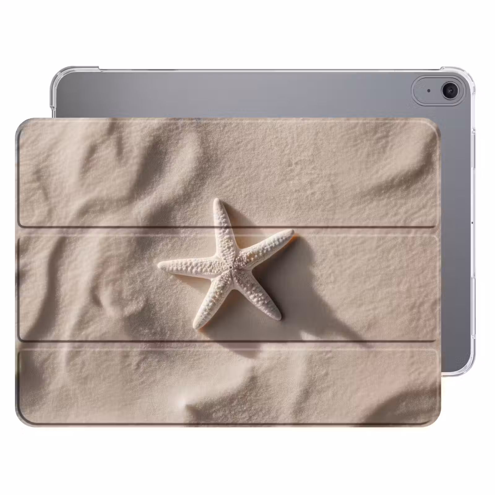 iPad hoes - Strand - Zeester - Zand - Beige — 1