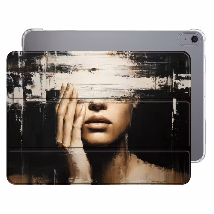 iPad hoes - Hand - Gezicht - Strepen - Abstract — 1