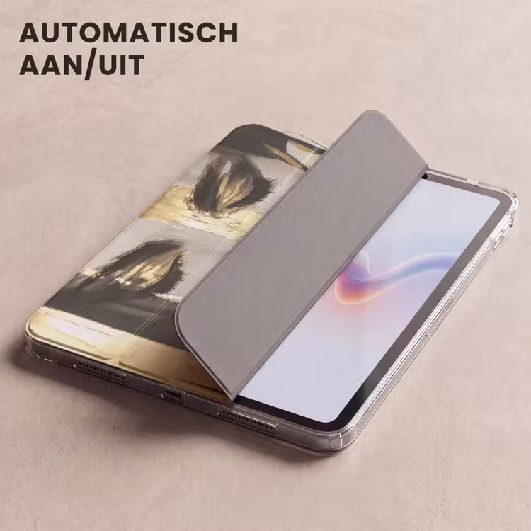 iPad hoes - Ogen - Gezicht - Goud - Strepen — 5