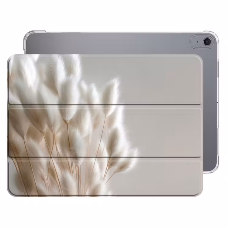 iPad hoes - Pluimen - Beige - Minimalistisch — 1