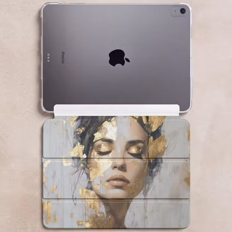 iPad hoes - Sierlijk - Vrouw - Goud - Ogen — 6