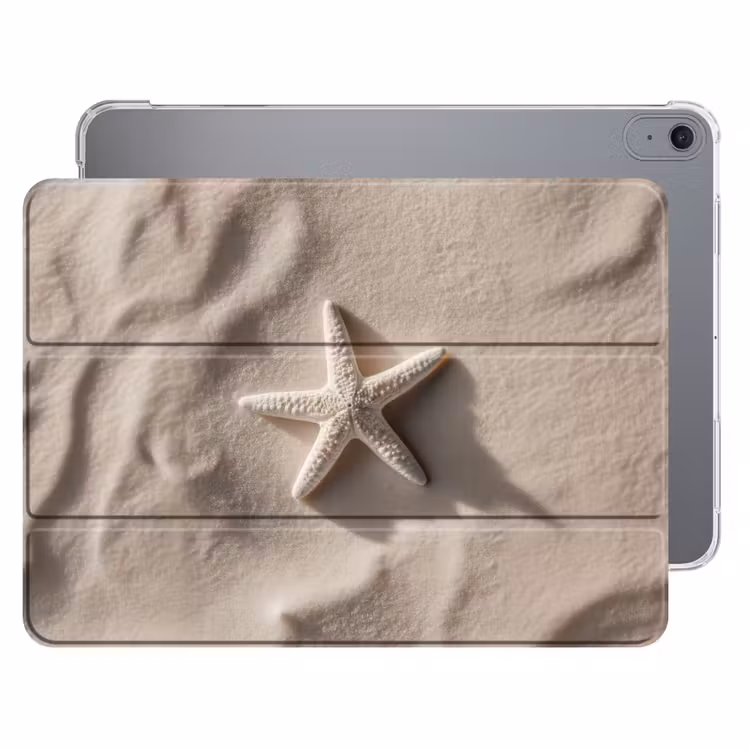iPad hoes - Strand - Zeester - Zand - Beige — 1