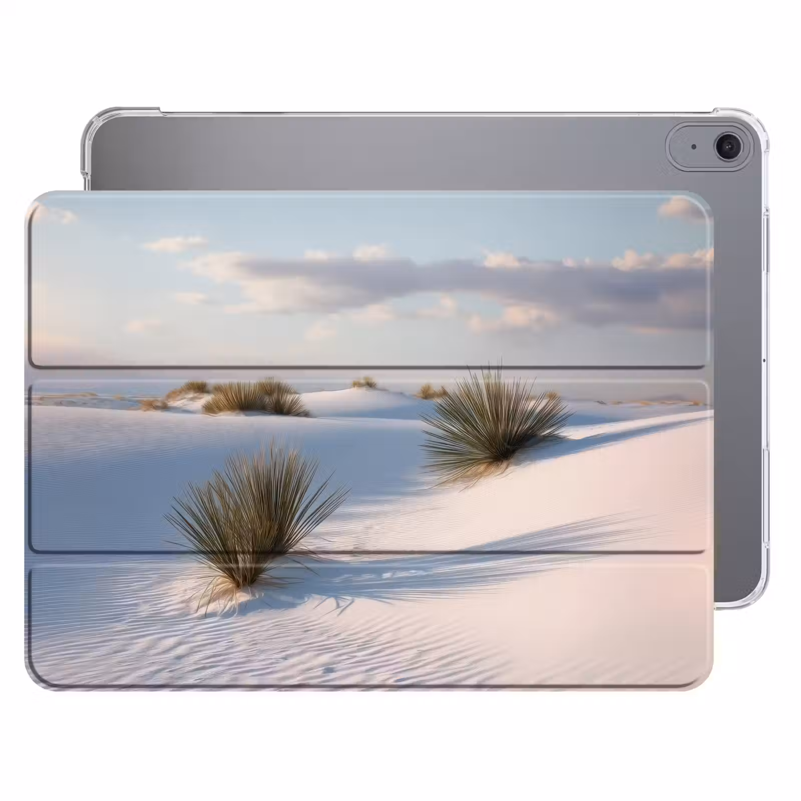 iPad hoes - Duinen - Gras - Wolken - Beige — 1