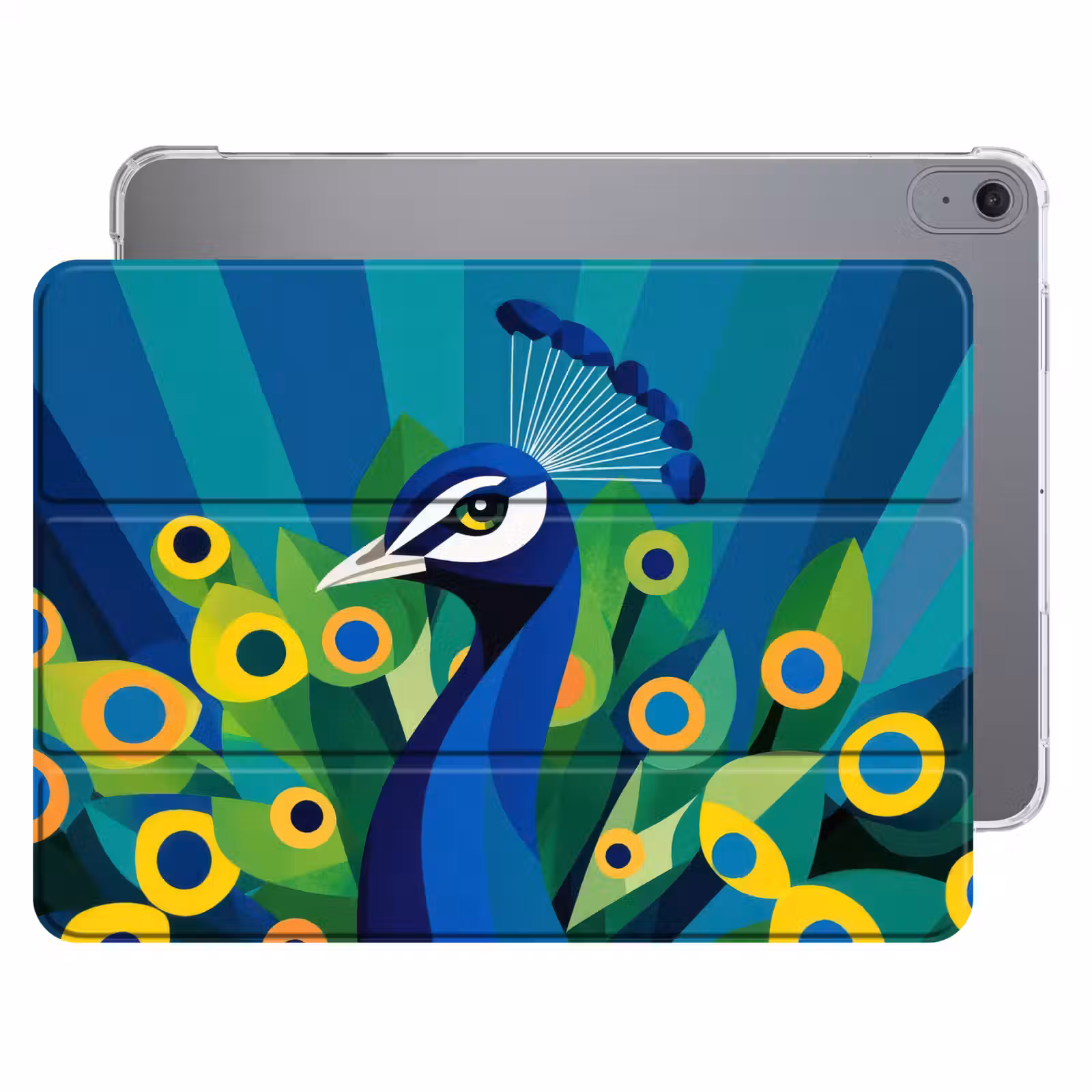 iPad hoes - Pauw - Cirkels - Blauw — 1