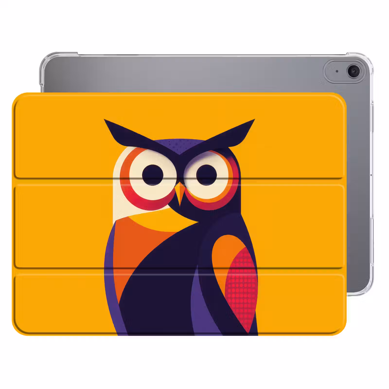 iPad hoes - Uil - Grafisch - Kleurrijk - Ogen — 1