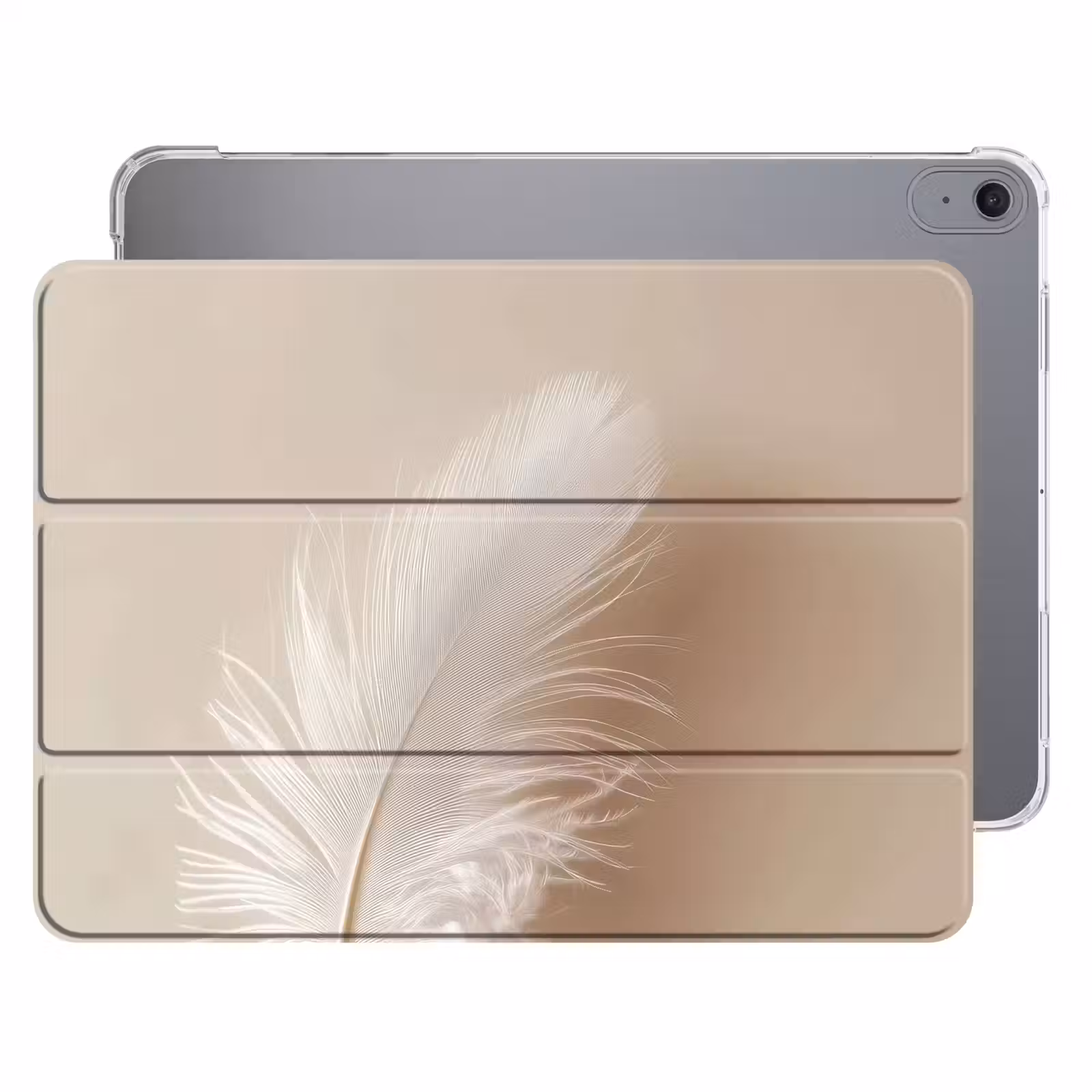 iPad hoes - Veer - Minimalistisch - Roze — 1