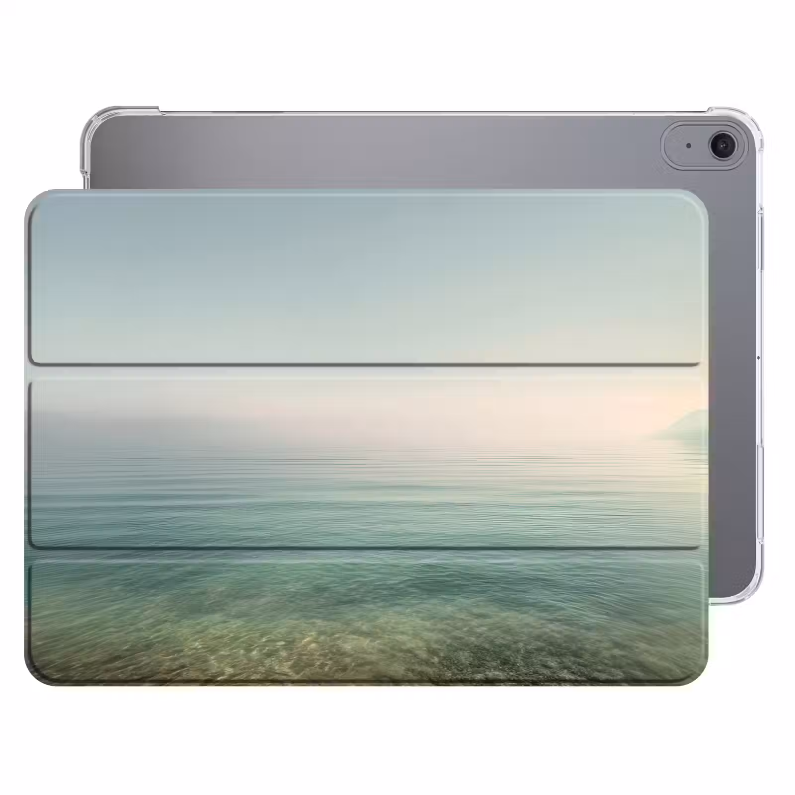 iPad hoes - Zee - Horizon - Blauw - Mist — 1
