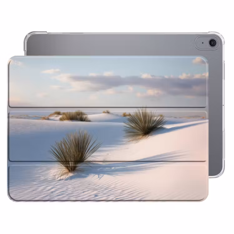 iPad hoes - Duinen - Gras - Wolken - Beige — 1