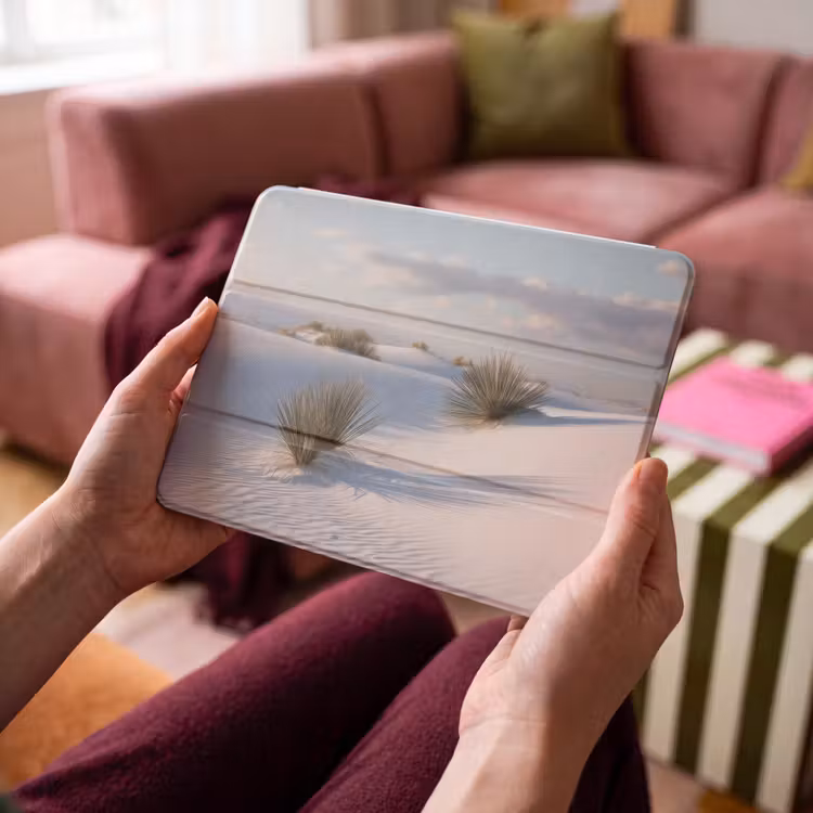 iPad hoes - Duinen - Gras - Wolken - Beige — 4