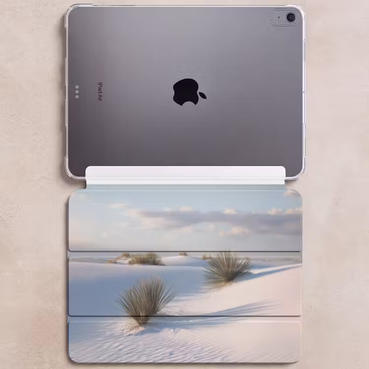 iPad hoes - Duinen - Gras - Wolken - Beige — 6