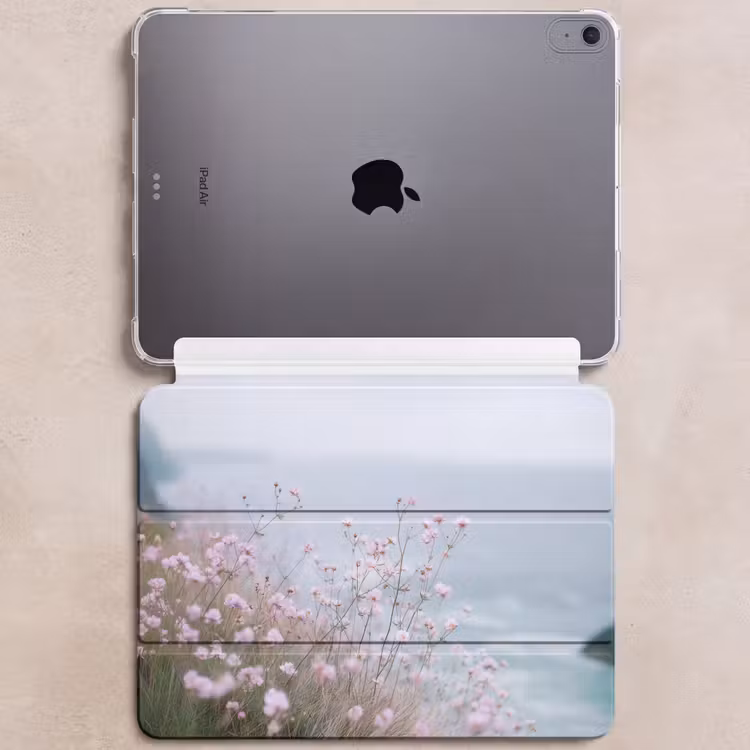iPad hoes - Klif - Bloemen - Zee - Roze — 6