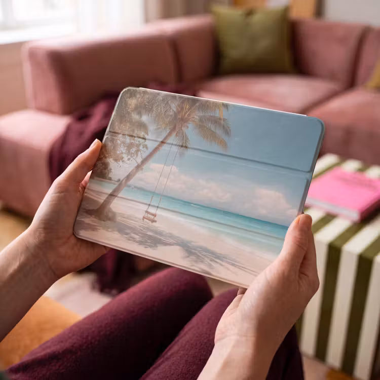 iPad hoes - Palmboom - Schommel - Strand - Lucht — 4