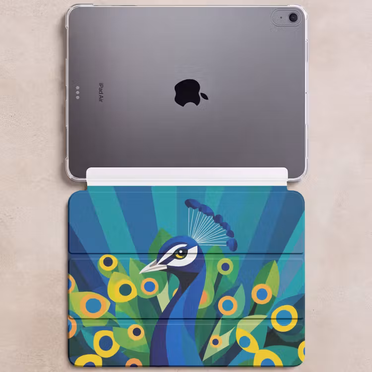 iPad hoes - Pauw - Cirkels - Blauw — 6