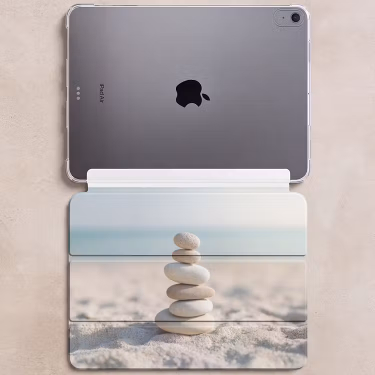 iPad hoes - Stenen - Stapel - Zand - Zee — 6