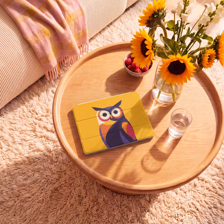iPad hoes - Uil - Grafisch - Kleurrijk - Ogen — 2