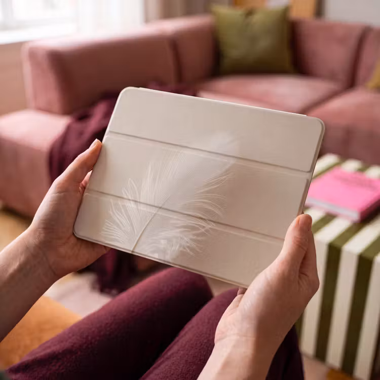 iPad hoes - Veer - Minimalistisch - Roze — 4