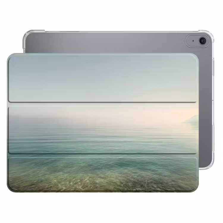 iPad hoes - Zee - Horizon - Blauw - Mist — 1