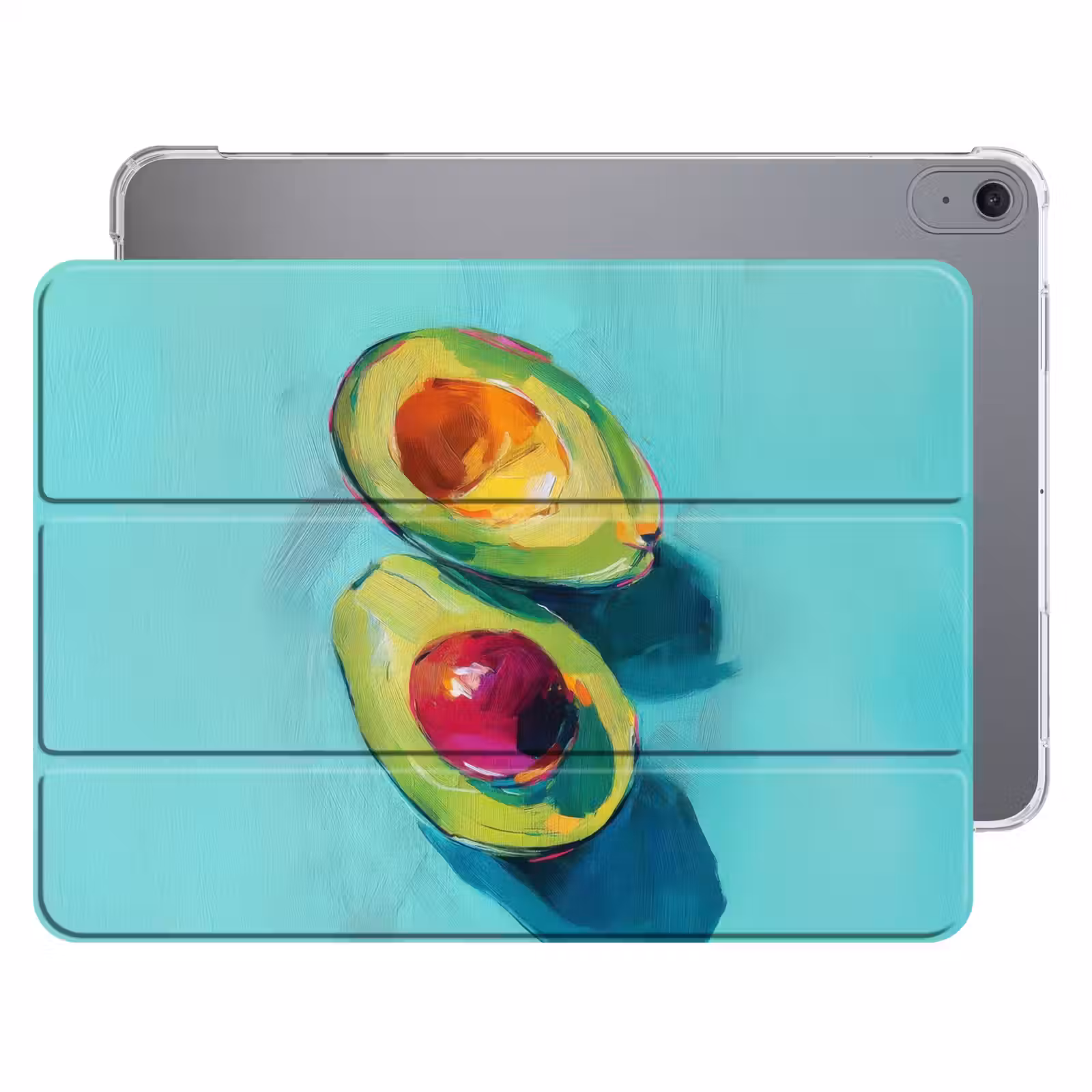 iPad hoes - Avocado - Groen - Pit - Schaduw — 1