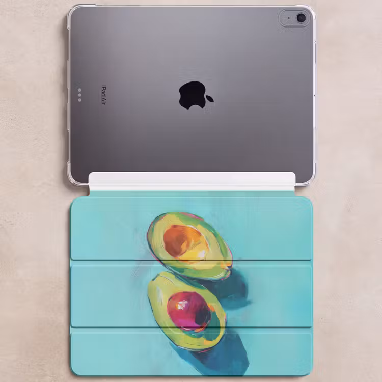 iPad hoes - Avocado - Groen - Pit - Schaduw — 6