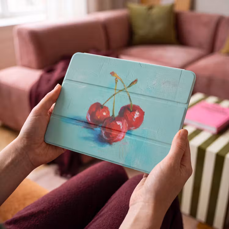 iPad hoes - Kersen - Rood - Drie - Geverfd — 4