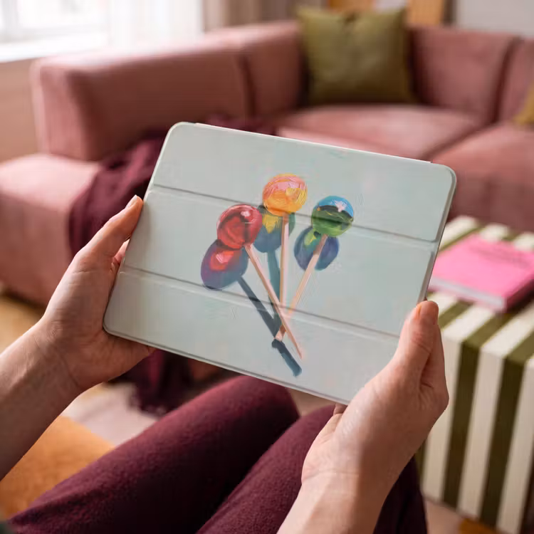 iPad hoes - Lollys - Schaduw - Drie - Blauw — 4