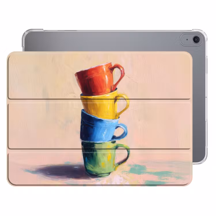 iPad hoes - Mokken - Gestapeld - Keramiek - Kleurrijk — 1