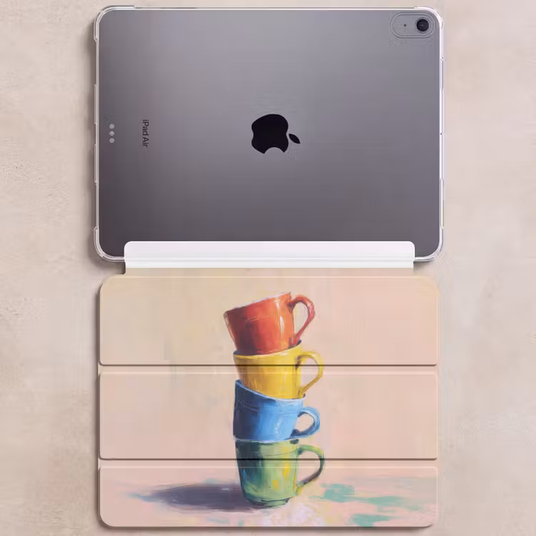 iPad hoes - Mokken - Gestapeld - Keramiek - Kleurrijk — 6