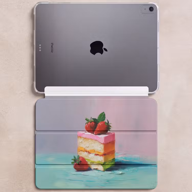 iPad hoes - Taartje - Aardbeien - Glazuur - Kleurrijk — 6