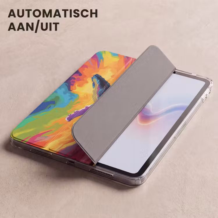 iPad hoes - Zonsondergang - Walvis - Geschilderd - Kleurrijk — 5