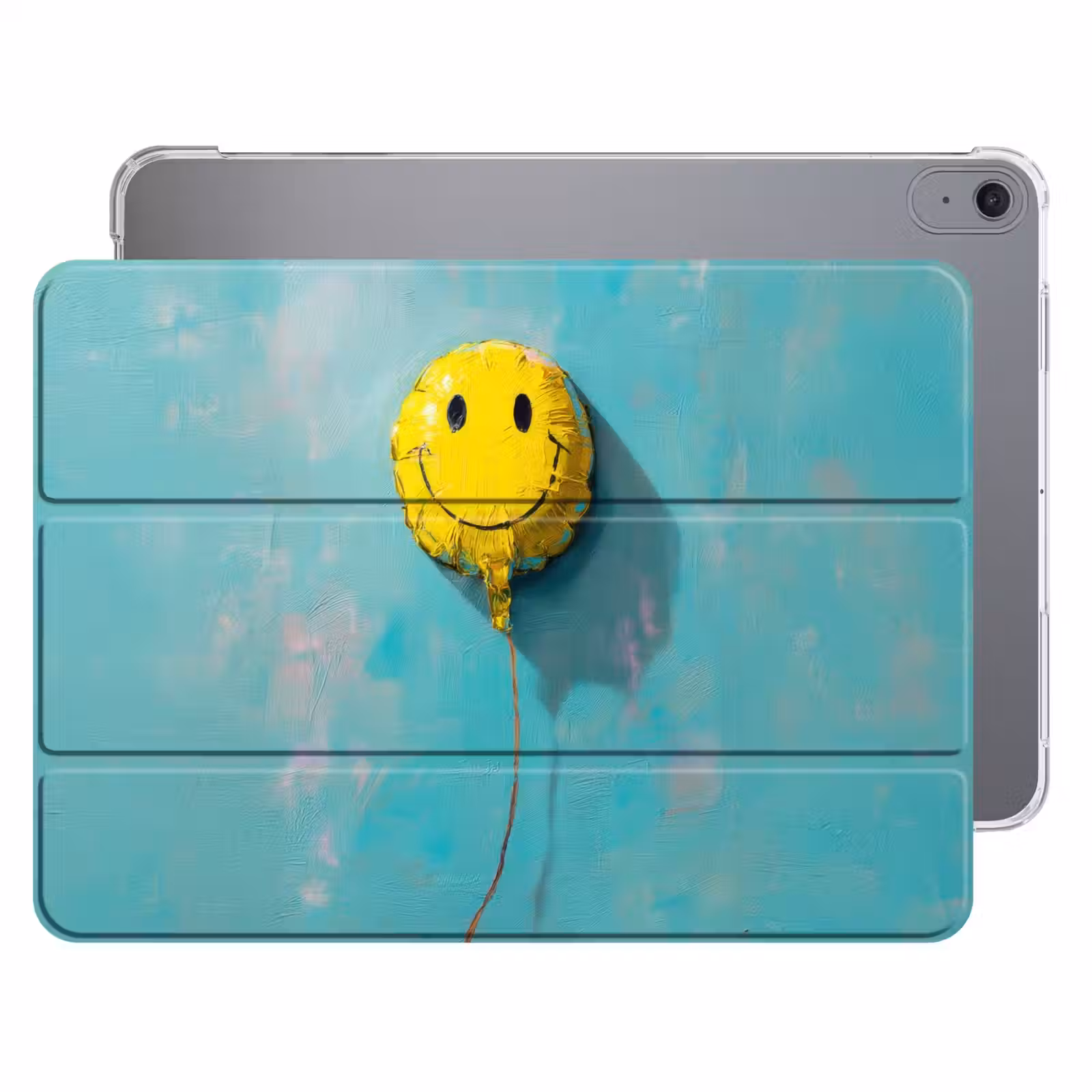 iPad hoes - Ballon - Geel - Smiley — 1
