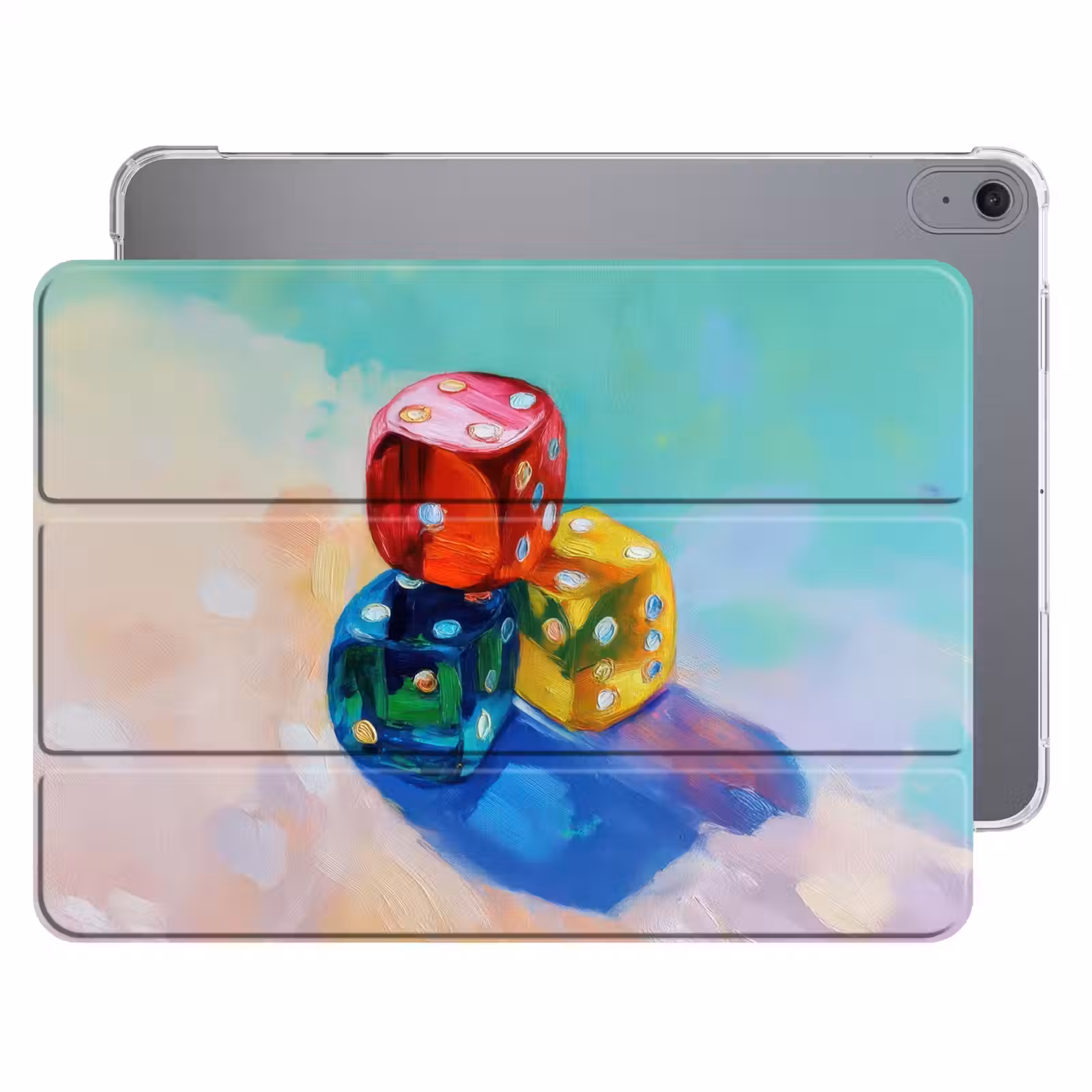 iPad hoes - Dobbelstenen - Kleurrijk - Getallen - Stipjes — 1