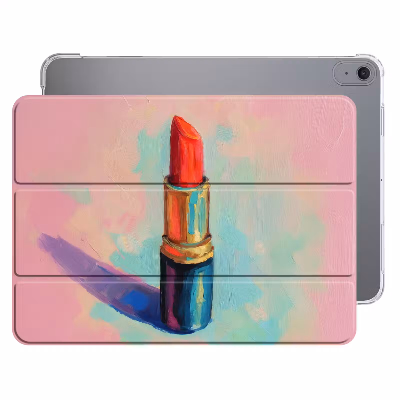 iPad hoes - Lippenstift - Rood - Penseelstreken — 1