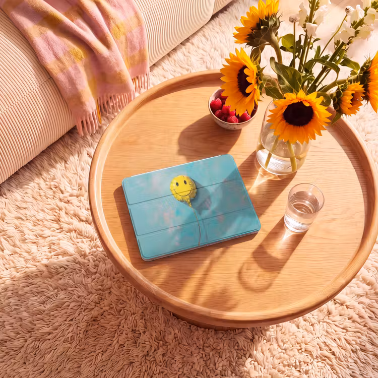 iPad hoes - Ballon - Geel - Smiley — 2