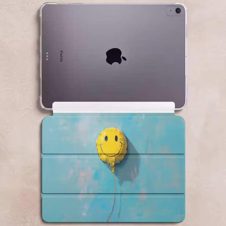 iPad hoes - Ballon - Geel - Smiley — 6