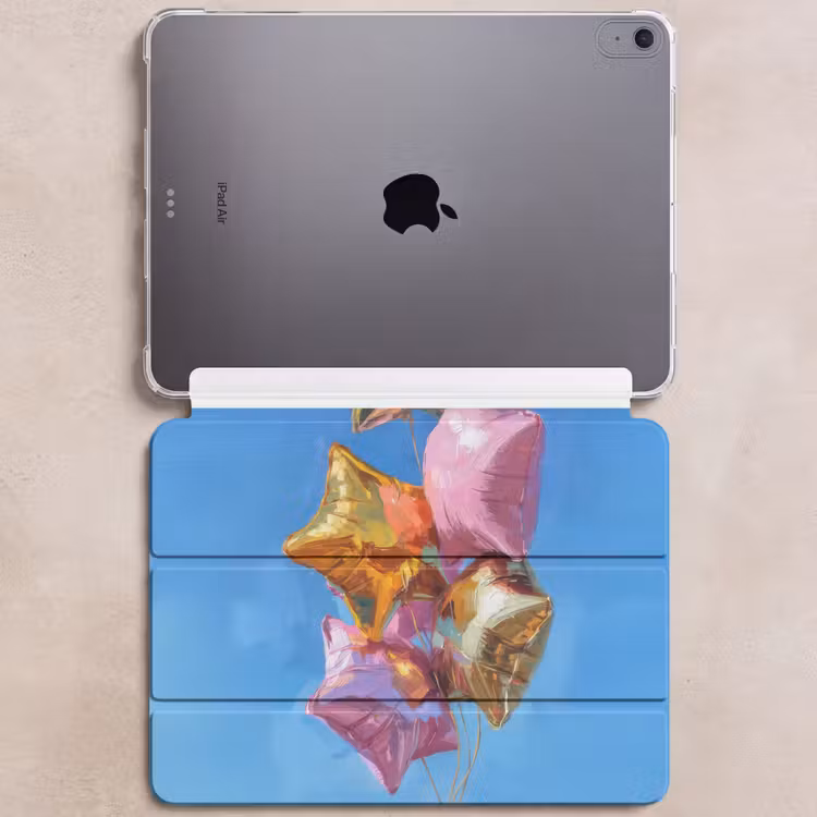 iPad hoes - Ballonnen - Goud - Stervorm - Roze — 6