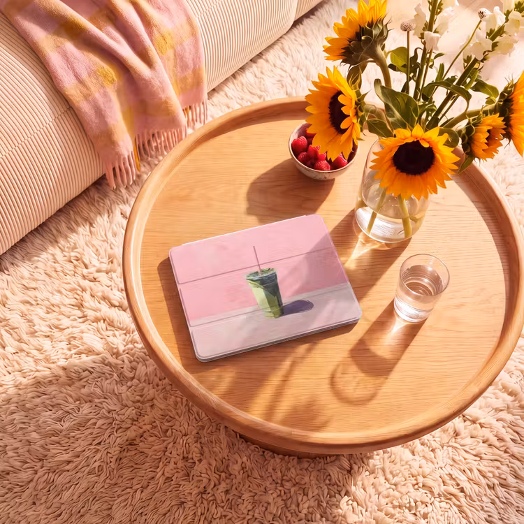 iPad hoes - Beker - Rietje - Minimalistisch - Groen — 2