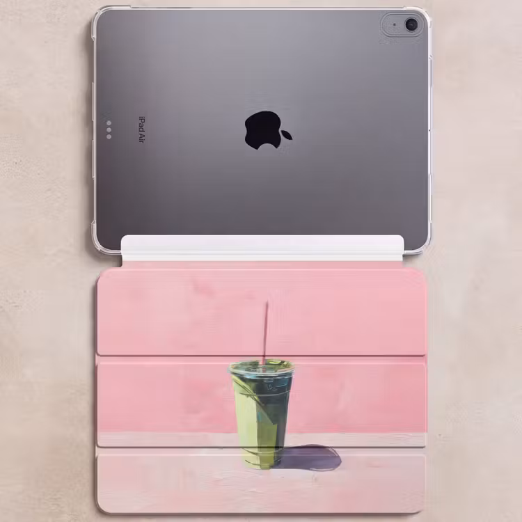 iPad hoes - Beker - Rietje - Minimalistisch - Groen — 6