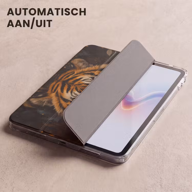 iPad hoes - Bladeren - Tijger - Oranje — 5