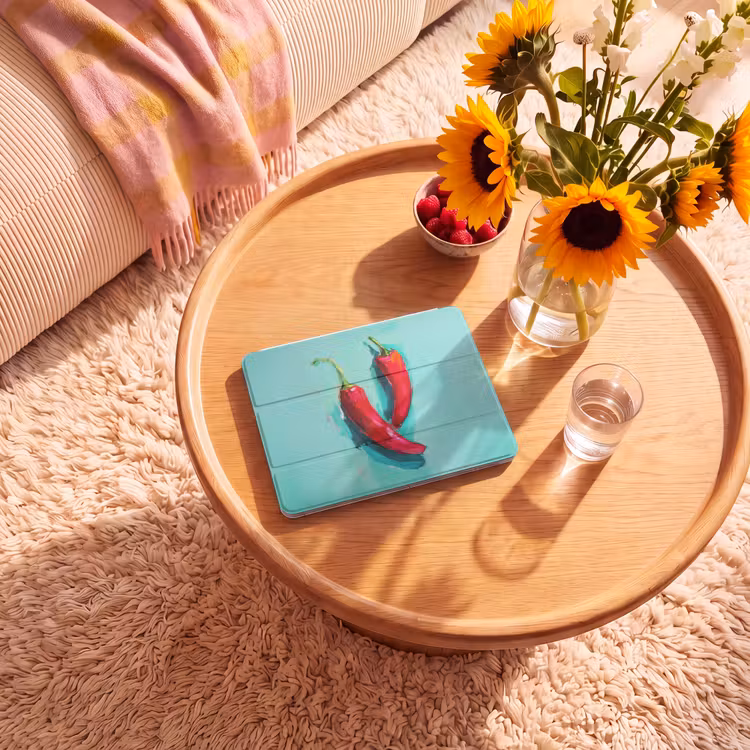 iPad hoes - Chilipepers - Geverfd - Rood — 2
