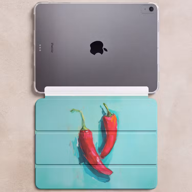 iPad hoes - Chilipepers - Geverfd - Rood — 6